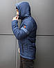 Мужская зимняя куртка Pobedov (Верный путь) темно-синяя +9°C (-25°С), фото 3