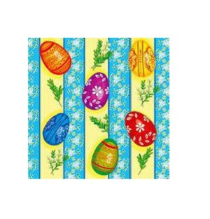 Серветки столові Luxy тришарові 33х33 см 20 шт. Розмаїття Писанок  (4820164969403), фото 1