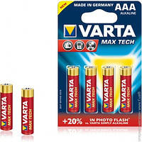 Батарейка VARTA MAX T.LONGLIFE POWER R-3 АAA Блістер алкалайн   734 (4008496104734)