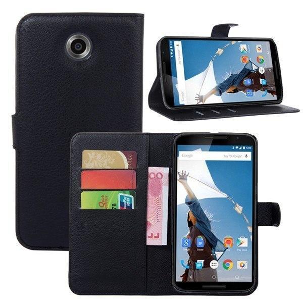 Чохол-книжка Litchie Wallet для Motorola Nexus 6 XT1103 Чорний