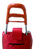 Тачка сумка на колесах кравчучка метал 94см MHZ MH-2079 Red, фото 5