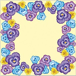 Серветка ТМ "La Fleur" 33 * 33, 2 шари, 16 шт. "Пристранні троянди", фото 1