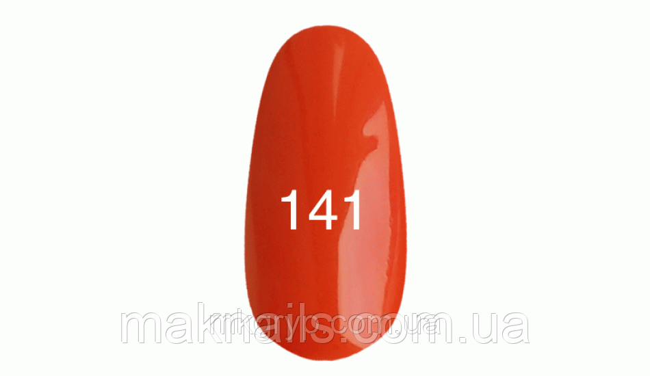 Гель лак № 141, 7 мл карміновий