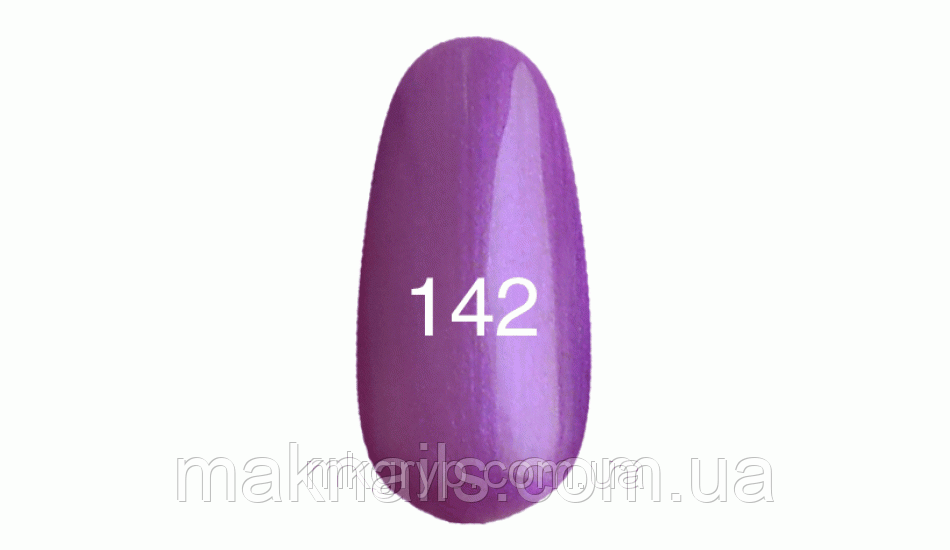 Гель-лак No 142, 7 мл бузковий