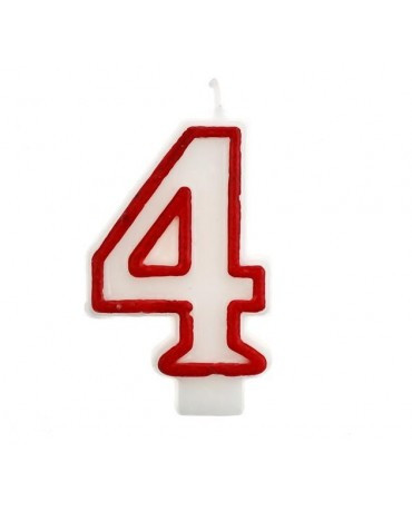 Свічка цифра 4, фото 1