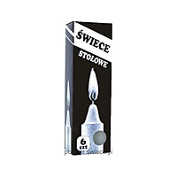 Свічка столова Swiece Stolowe (6 шт.) / 50уп/бл., фото 1