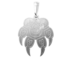 Підвіска - срібний кулон Лапа Велеса