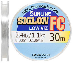 Флюорокарбон Sunline SIG-FC 30 м 0.128 мм 1.1 кг повідковий