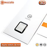 Захисне скло Mocolo Apple Watch 38 mm 1/2/3 Series (Black) 3D, фото 2