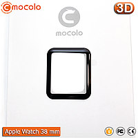 Захисне скло Mocolo Apple Watch 38 mm 1/2/3 Series (Black) 3D