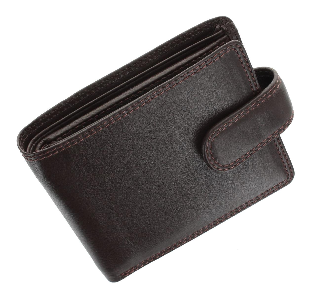 Чоловічий шкіряний гаманець Visconti HT13 brown (Великобританія)