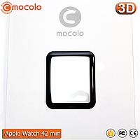 Захисне скло Mocolo Apple Watch 42 mm 1/2/3 Series (Black) 3D