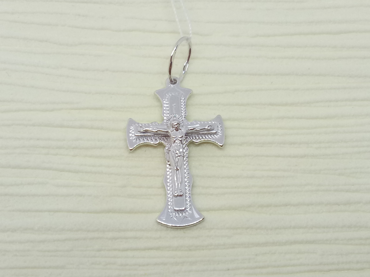 Срібний хрест Розп'яття Христа.   3230-Р