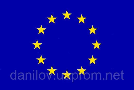 Прапор ЄС 100х150 см, атлас