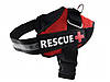 Шлея посилена Pet Nova Rescue+ M 55-65 см Червона, фото 3