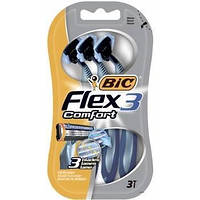 Станки для бриття ВІС 3 леза Flex комфорт 3 шт (3086123363786)