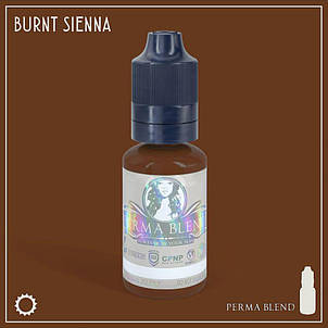 Пігмент для татуажу брів PERMA BLEND Burnt Sienna (USA), 15 мл, фото 2