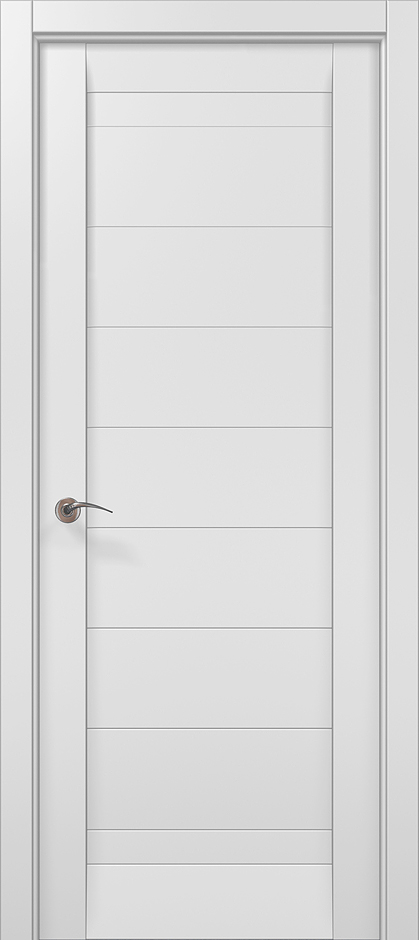 Двері міжкімнатні Папа Карло Millenium ML-04F Білий матовий