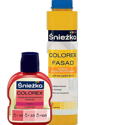 Колоранти,пігменти,барвники для будівельних фарб