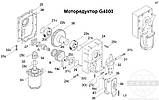 CAME 119RIG194 моторедуктор шлагбаума G4000 G4000I двигун, фото 7