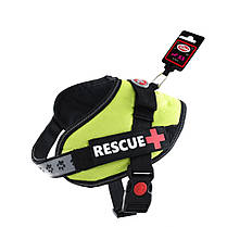 Шлея посилена Pet Dog Rescue+ L 70-95 см Світло-зелена