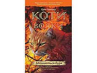 Мировой бестселлер Книга Коты-воины Поднимается буря 4 (на украинском языке)