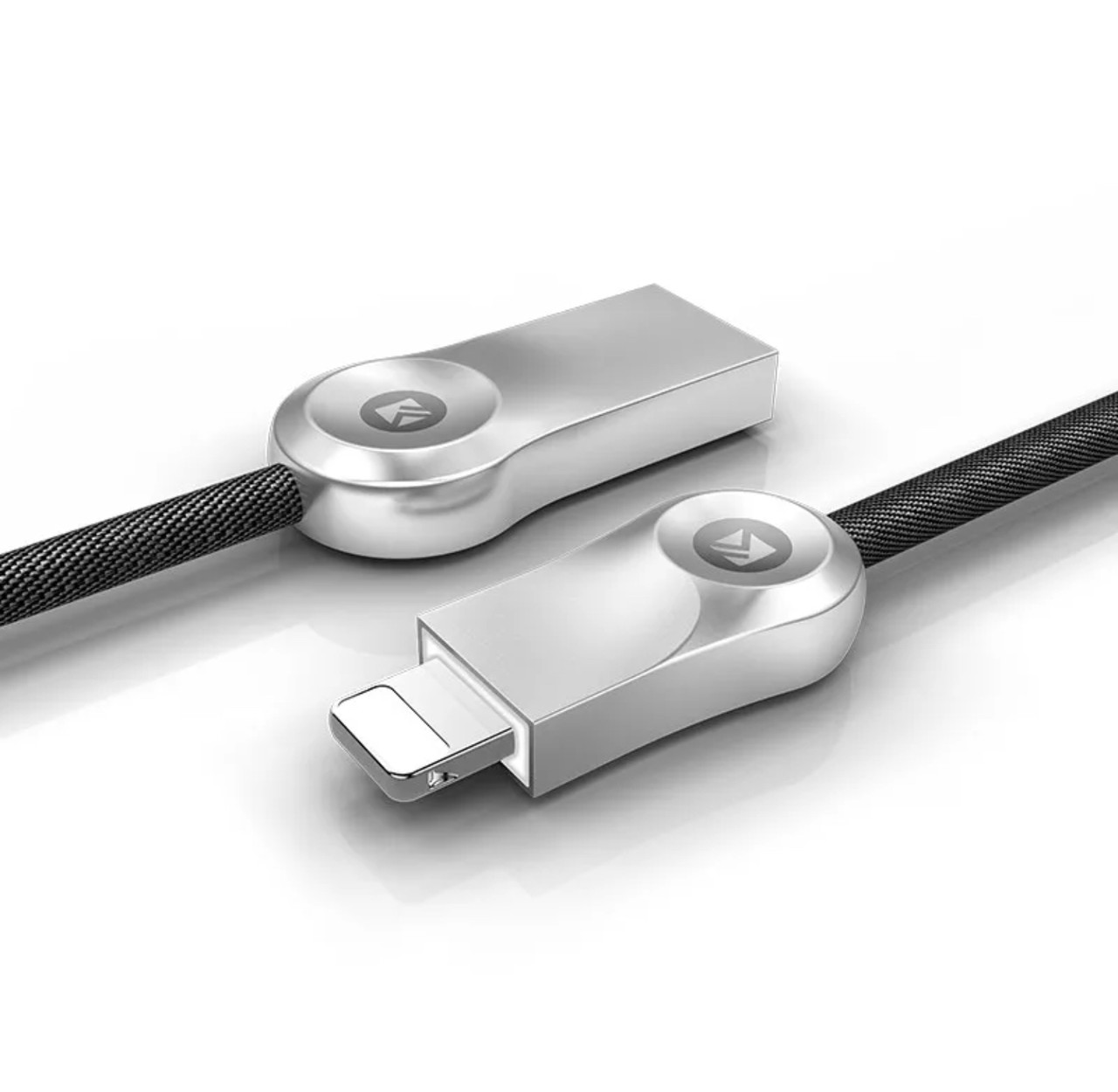Usb кабель швидкого заряджання Floveme з роз'ємом Lightening для iPhone, iPad 1 м (чорний)