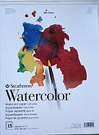 Альбом для акварелі Strathmore 200 Watercolor Paper (27,9*38,1 см), 190г/м, 15 арк Целюлоза 25-111