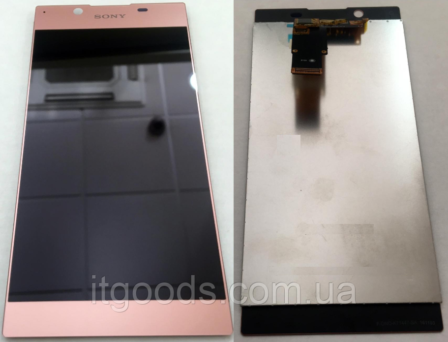 Оригінальний дисплей (модуль) + тачскрін (сенсор) для Sony Xperia L1 G3311 | G3312 | G3313 (рожевий колір)