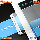 Захисне скло Mocolo Meizu 15 Lite (M15) Full cover (White), фото 2