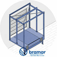 Шлюз-тамбур для выполнения облицовочных работ заказчиком LHF 2 HORMANN