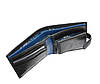 Чорно-синє портмоне Visconti PM100 black/cobalt (Великобританія), фото 4