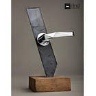 Ручка дверна DND by Martinelli LUXURY 02 - матовий хром - LU14-PCS, фото 4