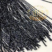 Пучки крученого стекляруса, Hematite, довжина 18 см (10 шт.)