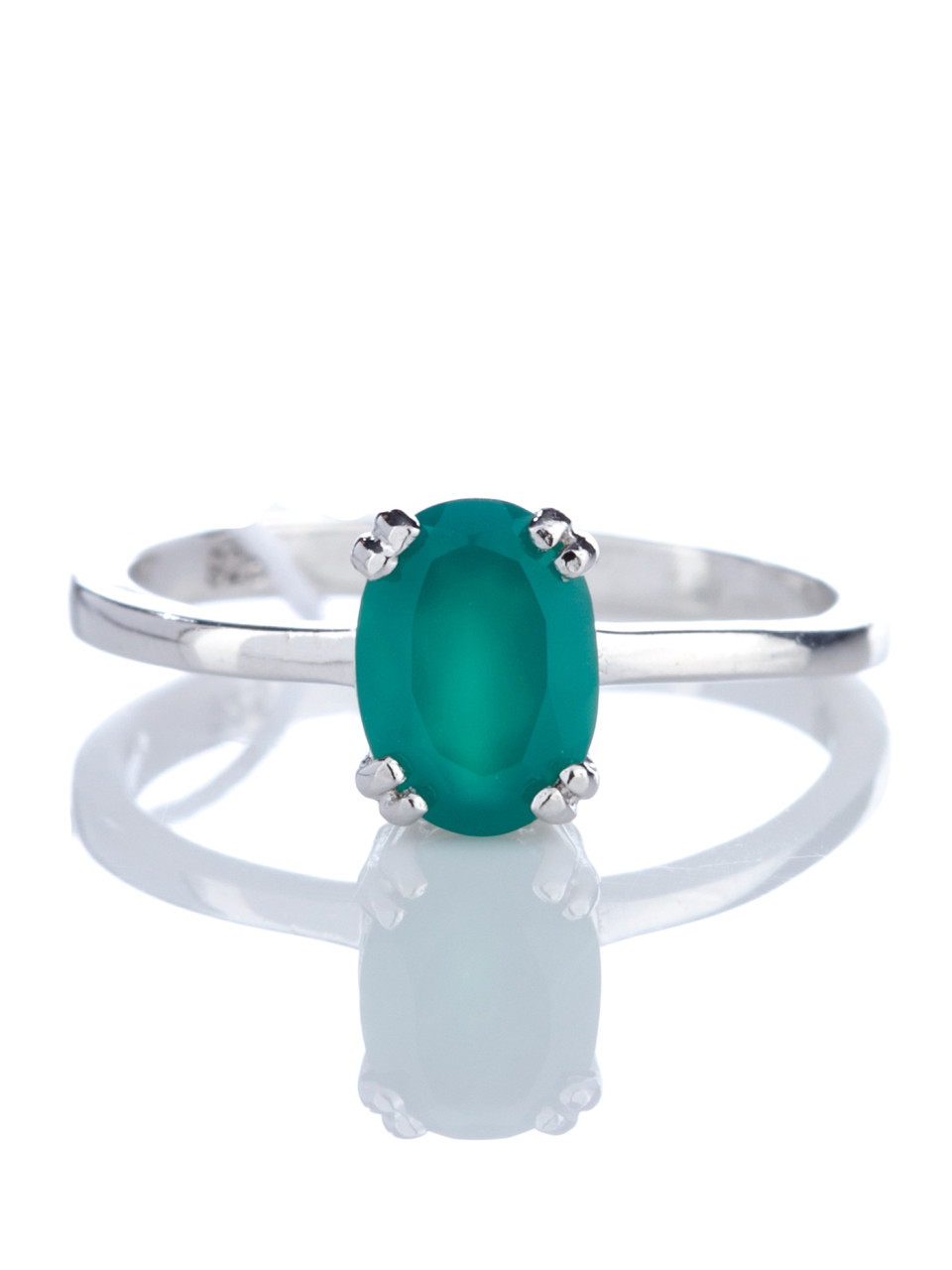 Каблучка срібна з агатом 1004, фото 1