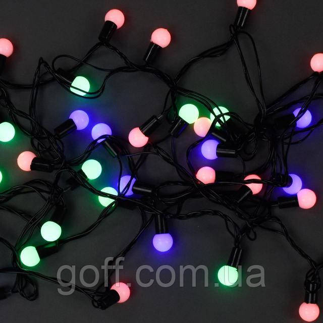 Гірлянда сетодіодна Кульки RGB, 5 м, 22 мм (40Led)
