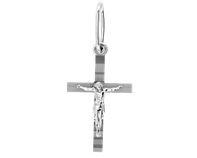Крест серебряный православный с распятием 50230
