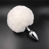 Анальна пробка Крихітний хвостик Hare, фото 5