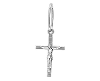 Крест серебряный православный с распятием