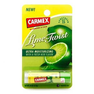 Зволожувальний бальзам-стик для губ Carmex "Лайм" Ultra Moisturizing Lip Balm SPF 15 Lime Twist 4 г