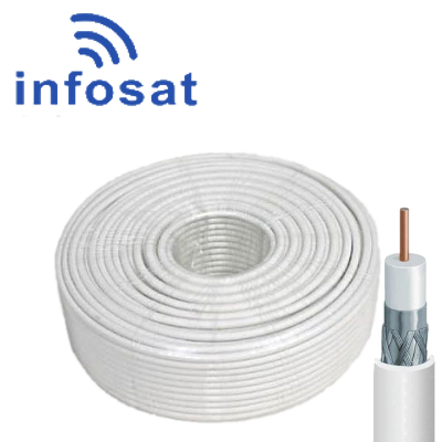 Кабель Infosat F640BV коаксіальний, бухта 100 м