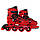 Роликові ковзани SportVida 4 в 1 SV-LG0023 Size 35-38 Red, фото 2