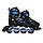 Роликові ковзани SportVida 4 в 1 SV-LG0030 Size 39-42 Black/Blue, фото 5