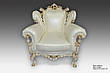 Крісло в стилі бароко "Ізабелла" у тканини, фото 3