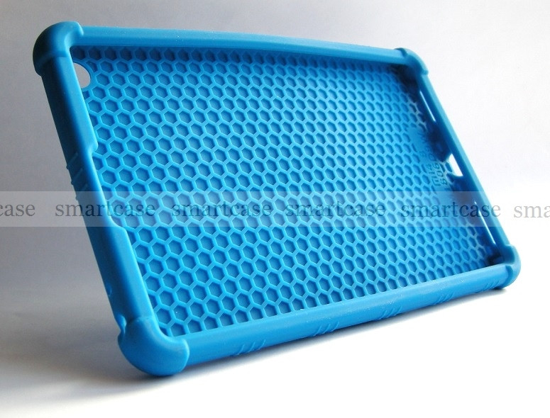 Синий мягкий чехол бампер с подставкой для Xiaomi Mi pad 4, mipad 4 8 дюймов stand TPU case противоударный - фото 8 - id-p831766115