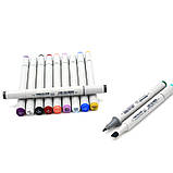 Маркери для скетчінга «FINECOLOUR» для архітекторів 48 кольорів, фото 9