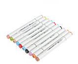 Маркери для скетчінга «FINECOLOUR» для архітекторів 48 кольорів, фото 5