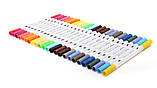 Набір двосторонніх маркерів Brush Markers Pens "WORISON" 24 кольори, фото 6
