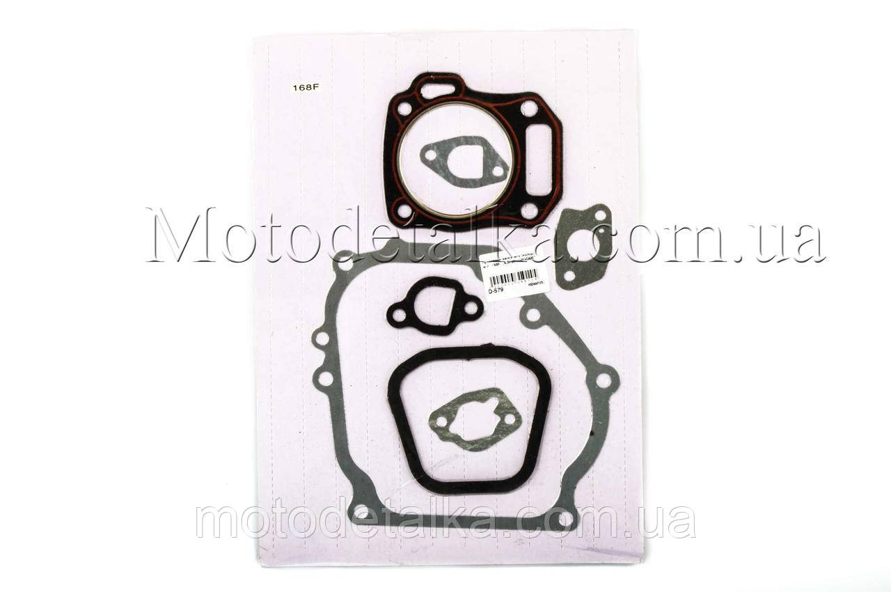 Прокладки двигуна (набір) м/б 168F (6,5Hp)