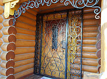 Кованые решетчатые двери 7